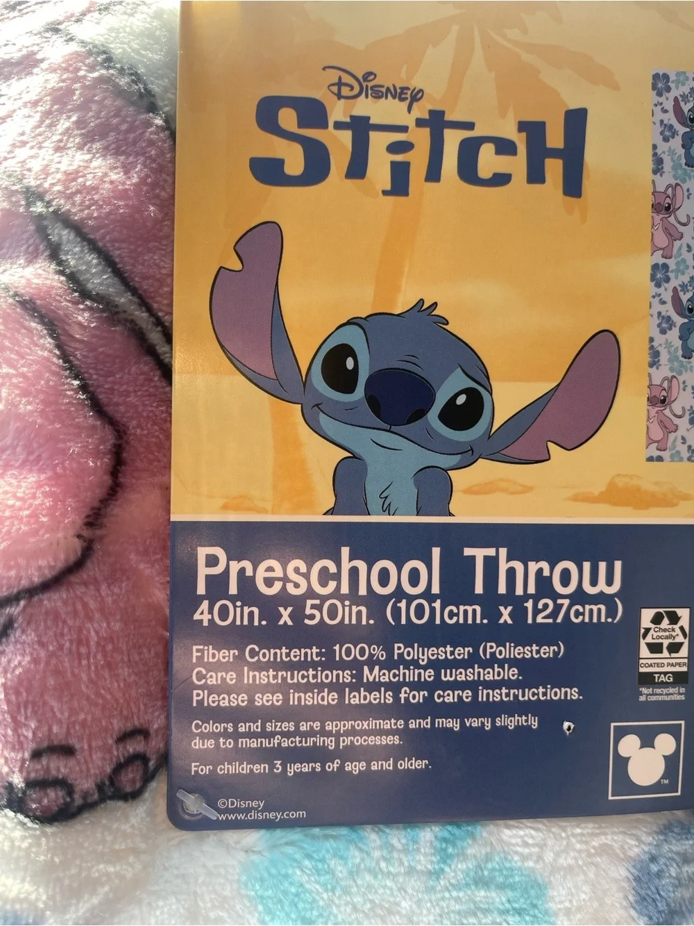 Disney plush drawstring